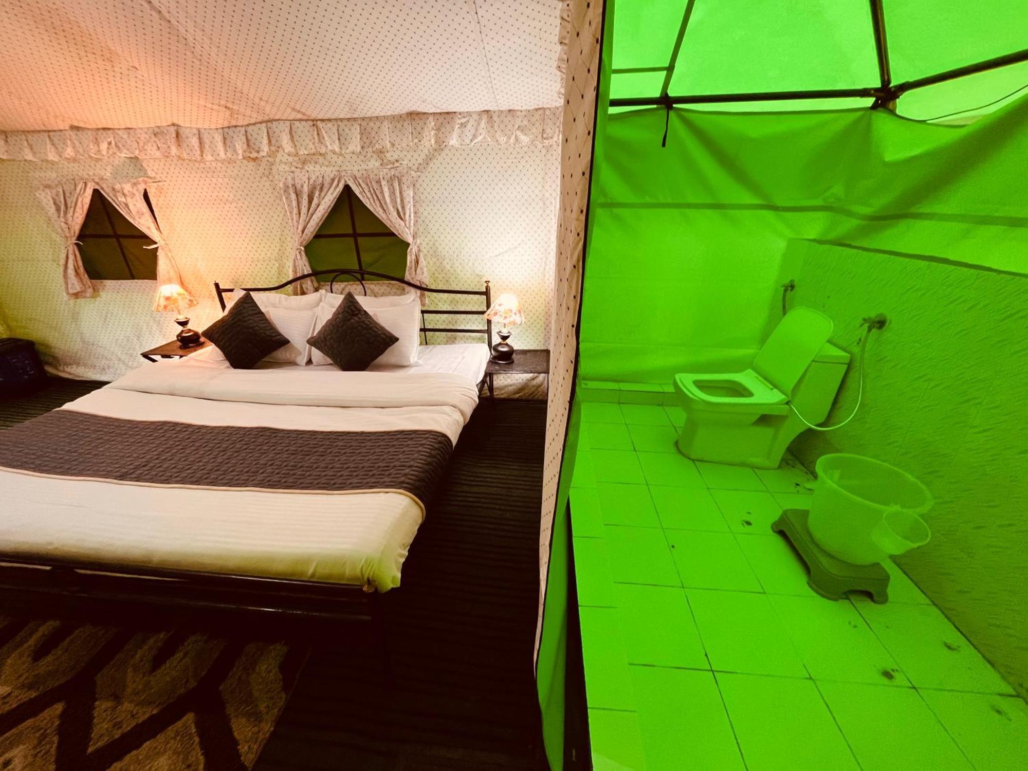 Himalayan Riverside Swiss Cottage Tents, Manali Esterno foto